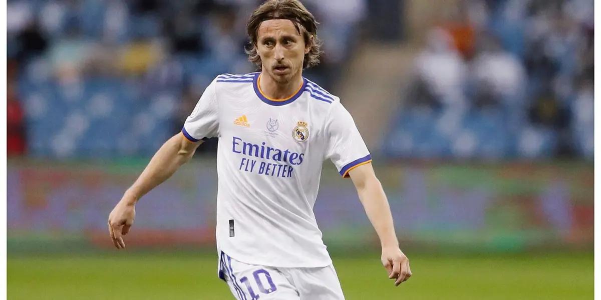 En el partido de la final de la Supercopa de España, Modric supo lograr un récord.