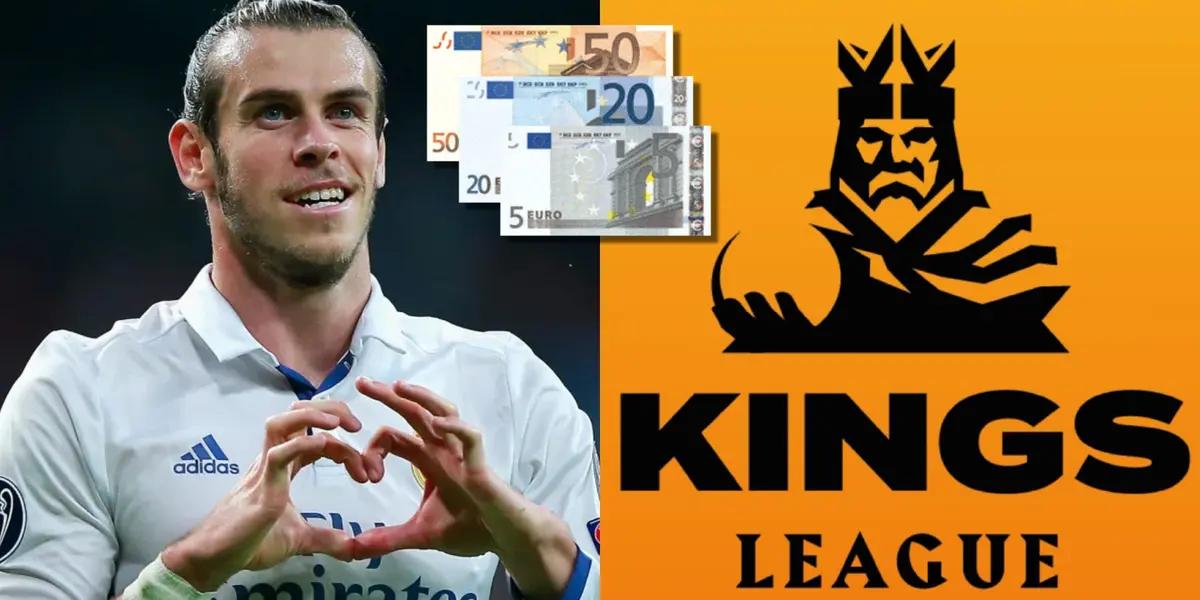 En el Real Madrid, tras su prematuro retiro, Gareth Bale podría volver del retiro en la Kings League pero con un sueldo que es sorpresivo