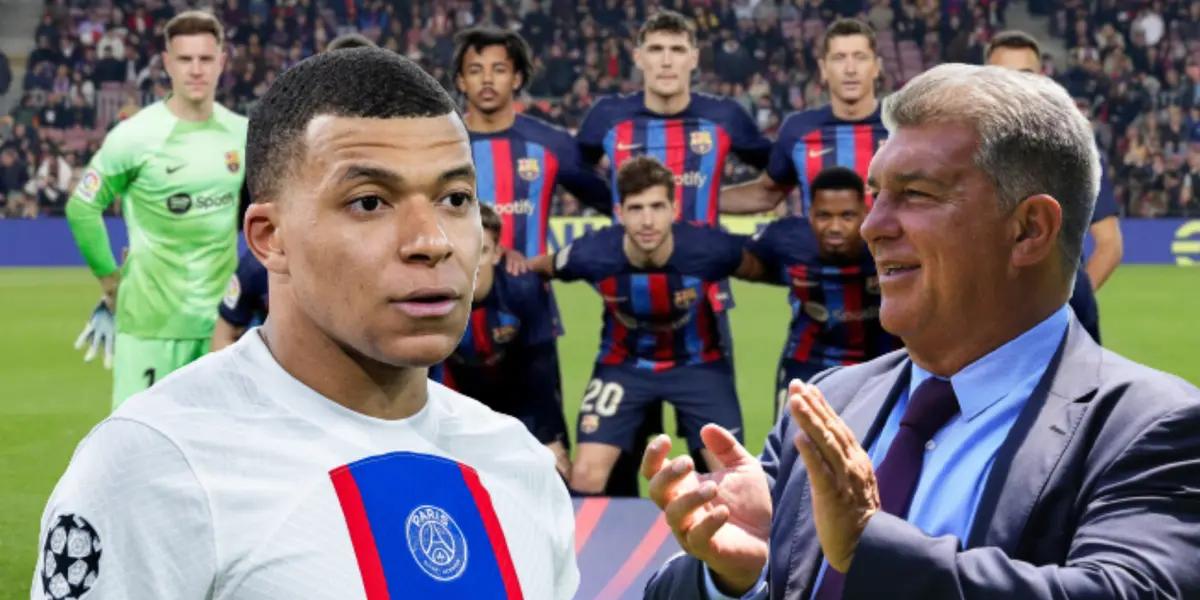 En el vestuario blaugrana se habló del rumor del delantero francés.