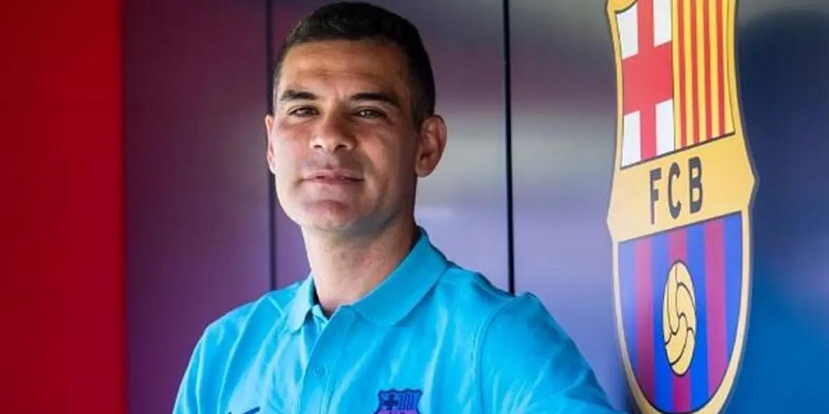 En FC Barcelona se han molestado con Rafa Márquez por insistir en el anuncio de apuestas