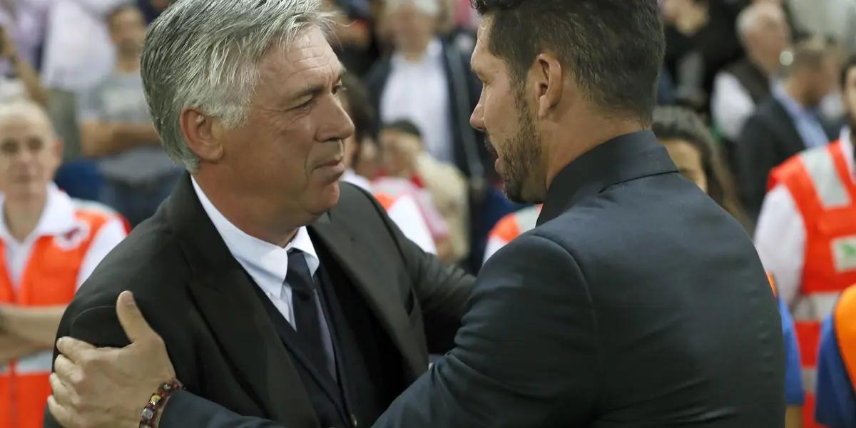 En la conferencia de prensa previa al derbi del día de hoy, el entrenador italiano aseguró que le encantaría durar en el equipo merengue todo el tiempo que el entrenador argentino estuvo en el equipo colchonero.