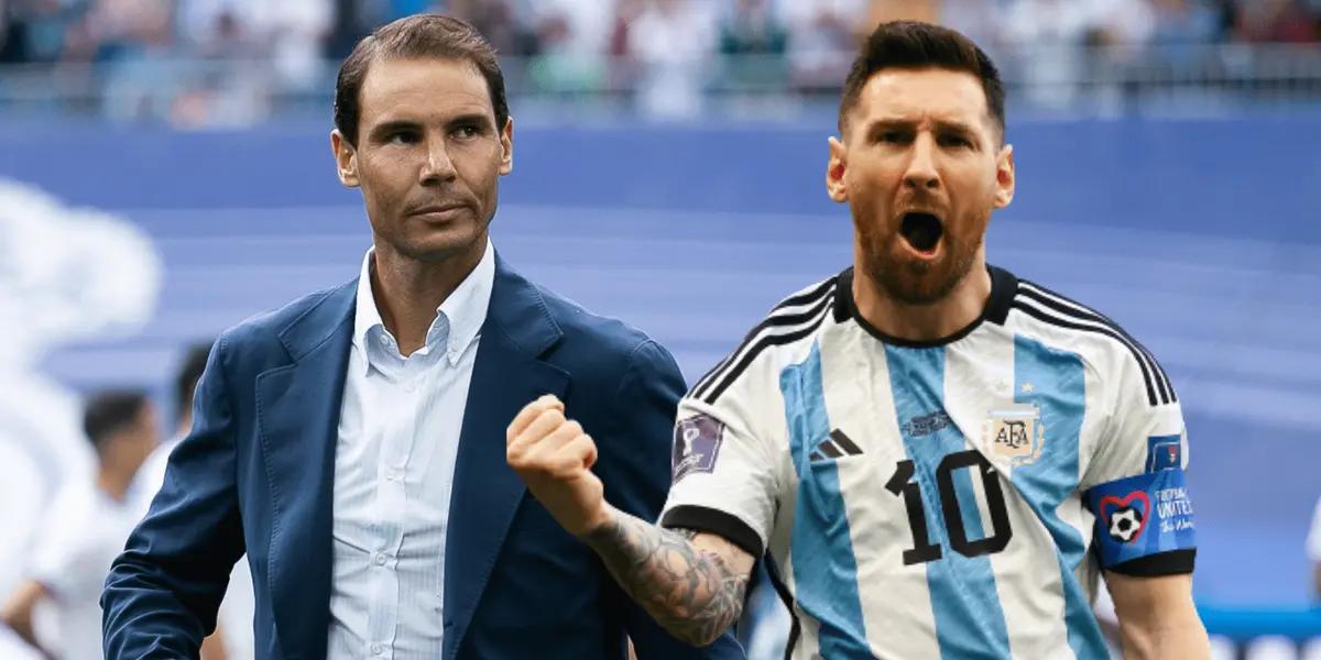 En la fanaticada del Real Madrid no cayó del todo bien el gesto del astro argentino