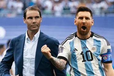 En la fanaticada del Real Madrid no cayó del todo bien el gesto del astro argentino