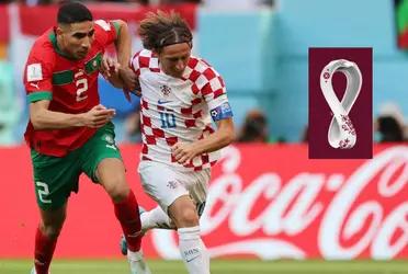En la jornada de mañana Luka Modric y Achraff Hakimi se verán las caras nuevamente en el mundial, esta vez por el tercer y cuarto puesto de Qatar 2022.