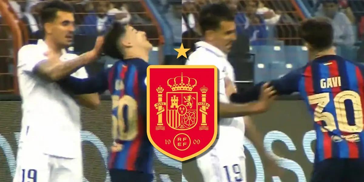 En la Selección Española se volvieron a juntar Gavi con Dani Ceballos, luego del cruce que tuvieron en el Real Madrid vs Barcelona SC