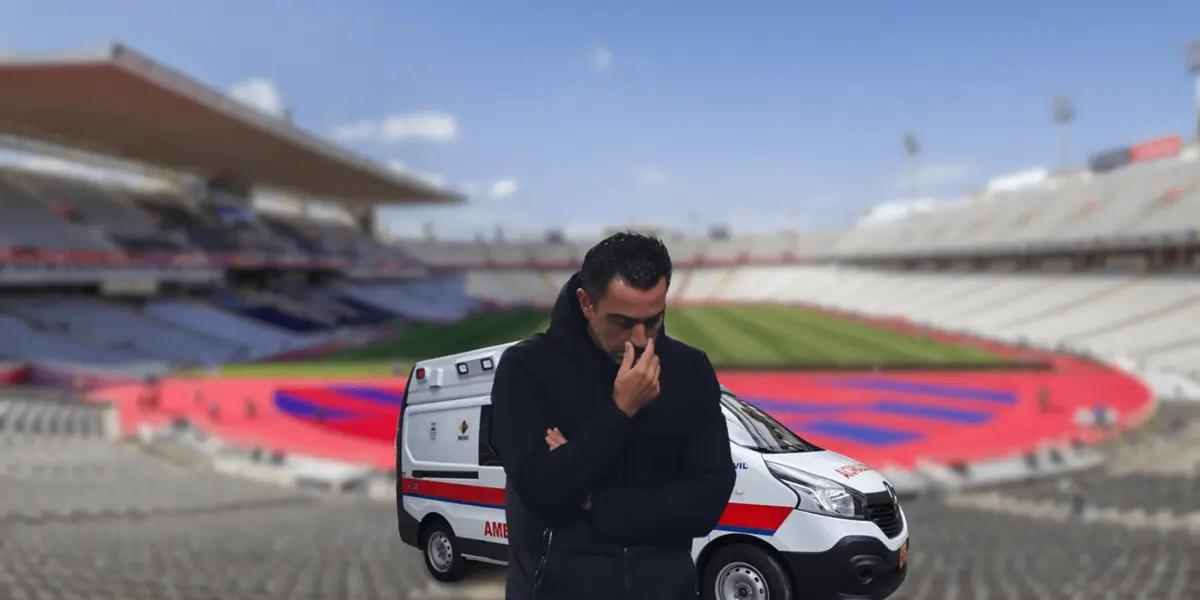 En la sesión de este jueves el futbolísta no pudo finalizar el trabajo dispuesto