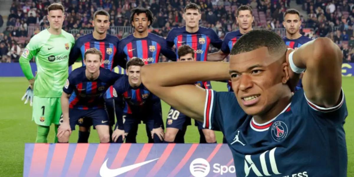 En los despachos de la entidad azulgrana se habló del fichaje de Mbappé.