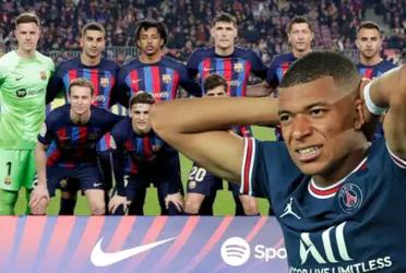 En los despachos de la entidad azulgrana se habló del fichaje de Mbappé.