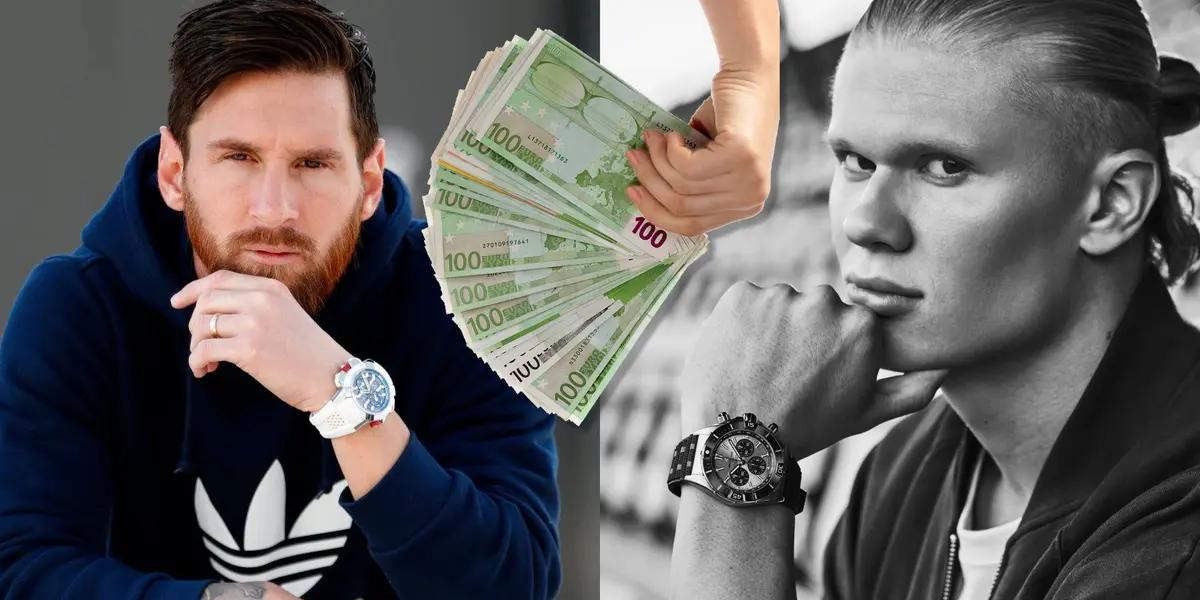 En los festejos de Manchester City quedó al descubierto el reloj que lució Erling Haaland que tiene este valor