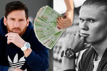 En los festejos de Manchester City quedó al descubierto el reloj que lució Erling Haaland que tiene este valor