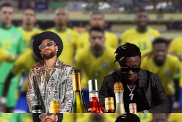 Mientras Vinícius y Neymar arman fiestas, la figura de Brasil que no bebe alcohol