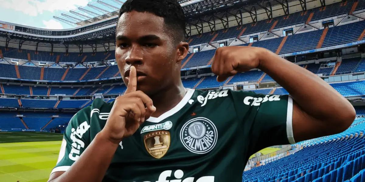 En Real Madrid no gustó nada lo que hizo Endrick en el partido de Palmeiras por Copa Libertadores
