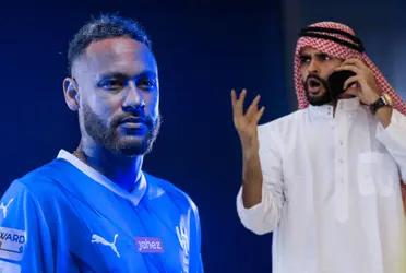 En menos de un mes Neymar sigue causando caos en Arabia Saudita.