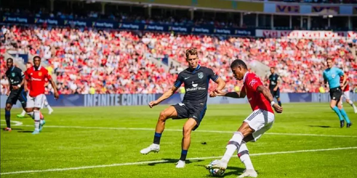 En un partido de pretemporada muy duro jugado en Noruega, el Atlético Madrid le ganó 1 a 0 al Manchester United con gol de Joao Félix. Los red devils terminarón con 10 por la expulsión de Fred por doble amarilla.