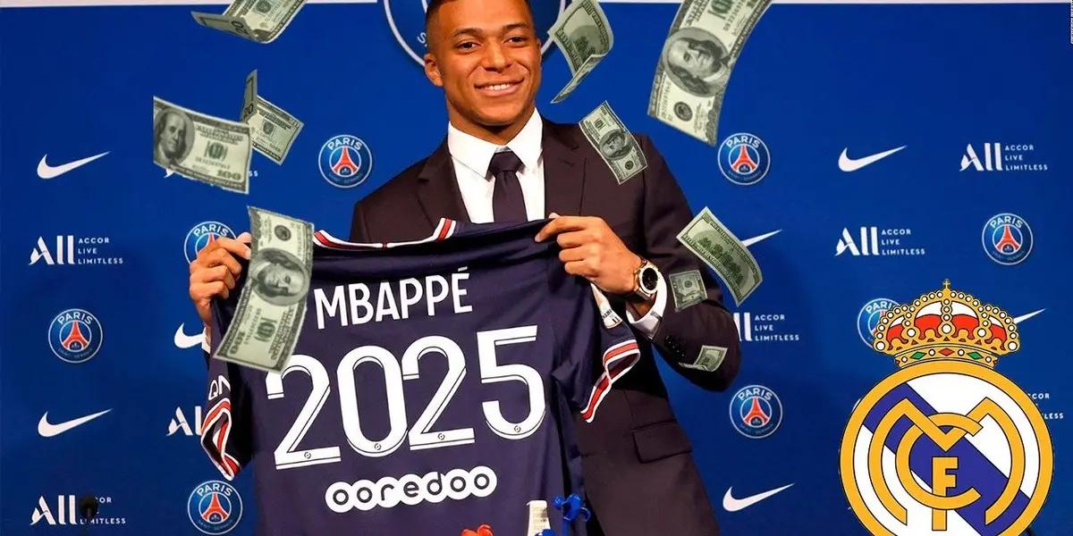 En una de las negociaciones más extensas que se recuerde, Kylian Mbappé rechazó er merengue y se quedó en PSG. Detalles de un contrato que da que hablar.