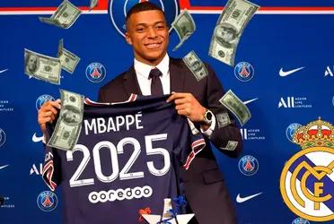 En una de las negociaciones más extensas que se recuerde, Kylian Mbappé rechazó er merengue y se quedó en PSG. Detalles de un contrato que da que hablar.