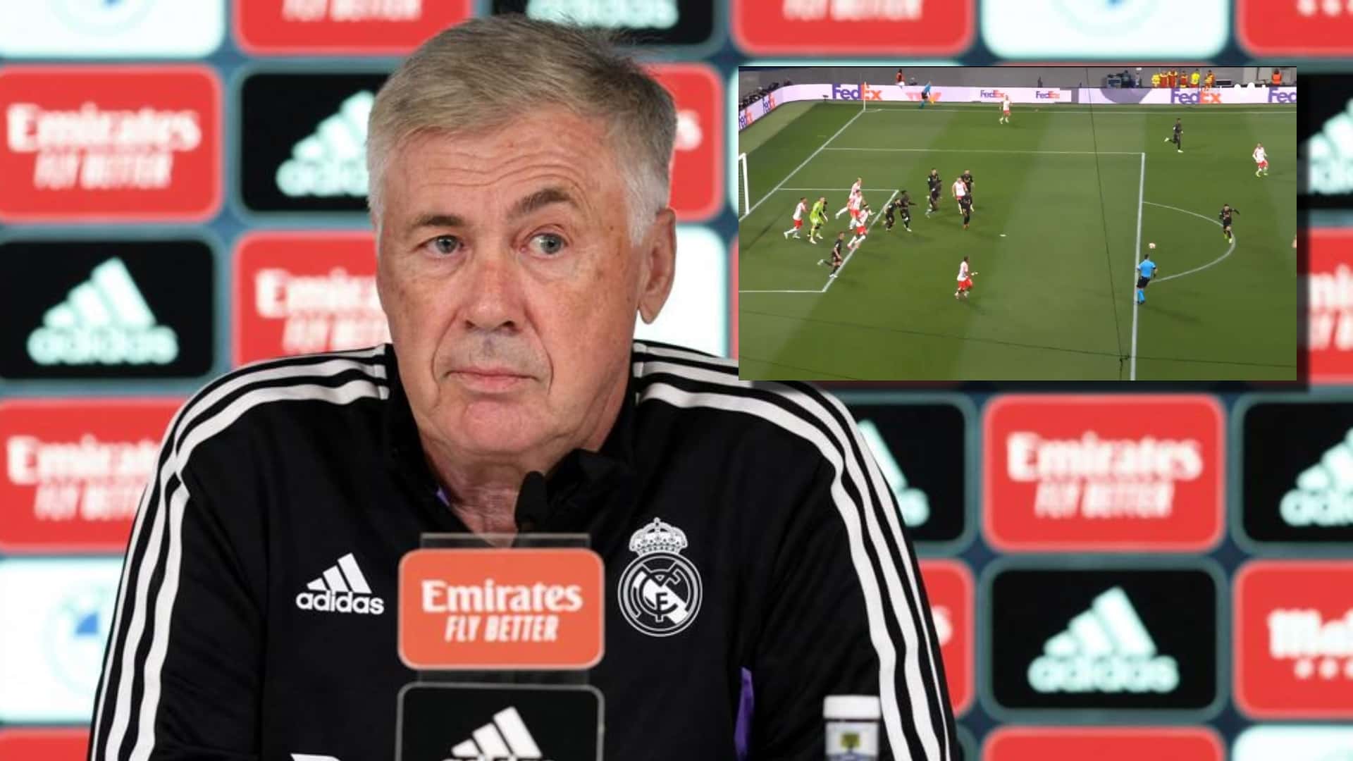 En vez de comentar el gol anulado al Leipzig, de esto prefirió hablar Ancelotti