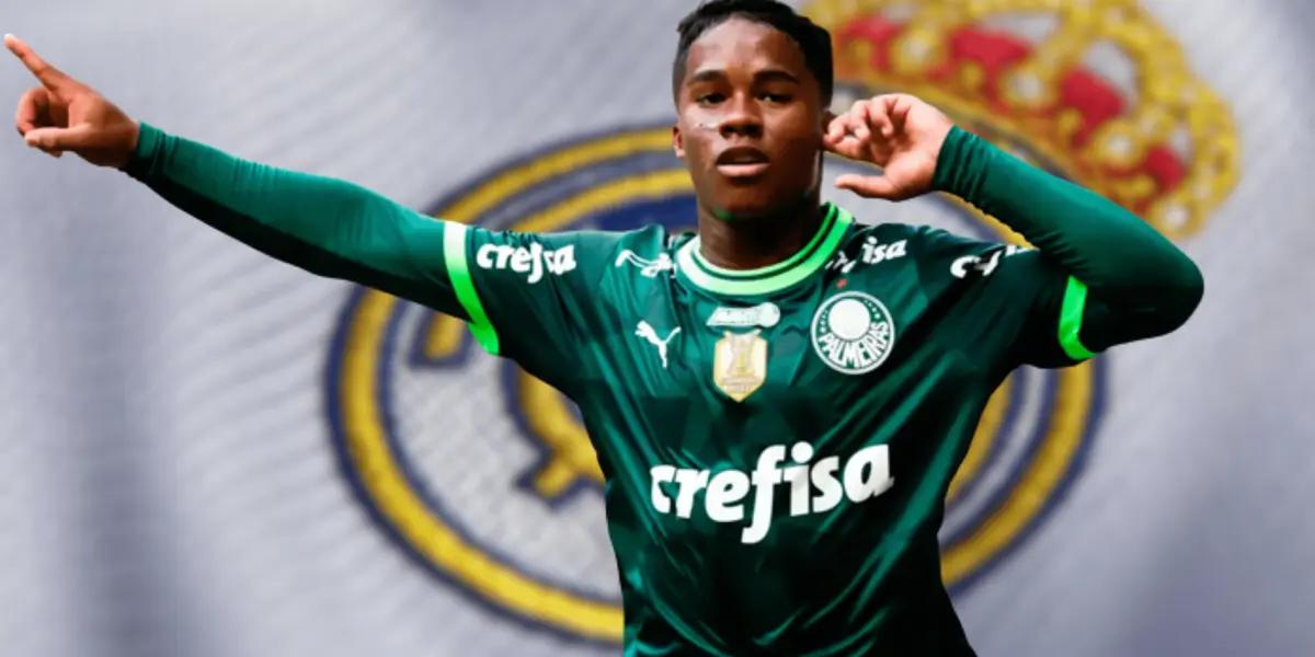 Endrick es la estrella del Palmeiras y se sumará al Real Madrid el próximo año.