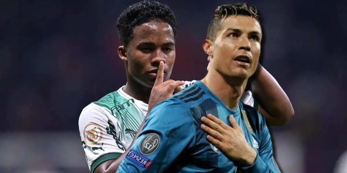 Endrick tiene como referente a Cristiano Ronaldo y quiere triunfar en el Real Madrid, mira lo que hizo en navidad