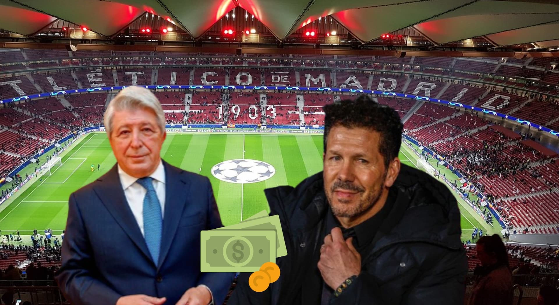 Enrique Cerezo y Cholo Simeone