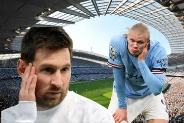 Erling Haaland dejó una llamativa frase sobre un atributo de Lionel Messi