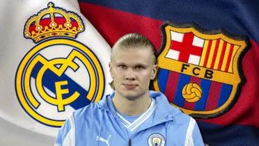 Erling Haaland despertó el interés del FC Barcelona, pero esto es lo que piensa del Real Madrid