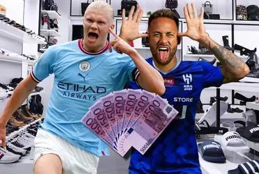 Erling Haaland no es tan ostentoso a la hora de comprar ropa, como Neymar que no escatima en gastos