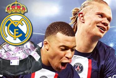 Erling Haaland está en la órbita del PSG y revelan los millones que ponen para ganarle al Real Madrid