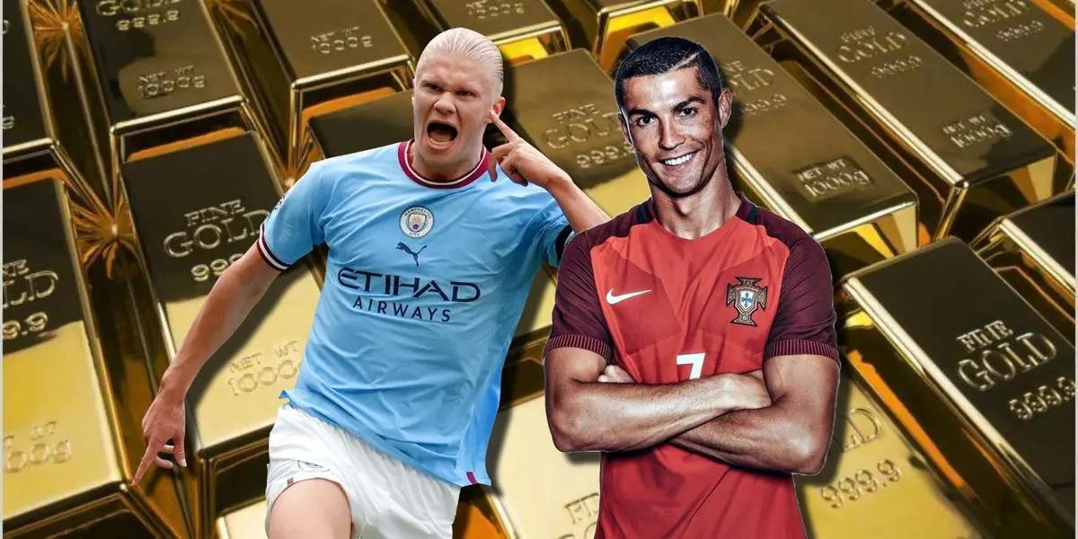 Erling Haaland tendrá una cifra récord en ganancias, dejando muy por detrás incluso a Cristiano Ronaldo