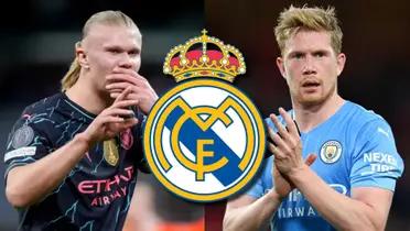 Erling Haaland y Kevin De Bruyne, jugadores del Manchester City