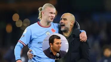 Erling Haaland y Pep Guardiola / Foto: El Futbolero España