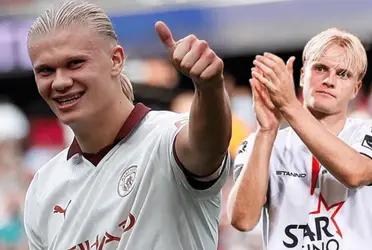 Erling Halaand tiene un pariente que empieza a ganarse un lugar en el fútbol europeo