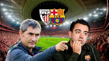 Ernesto Valverde y Xavi Hernández
