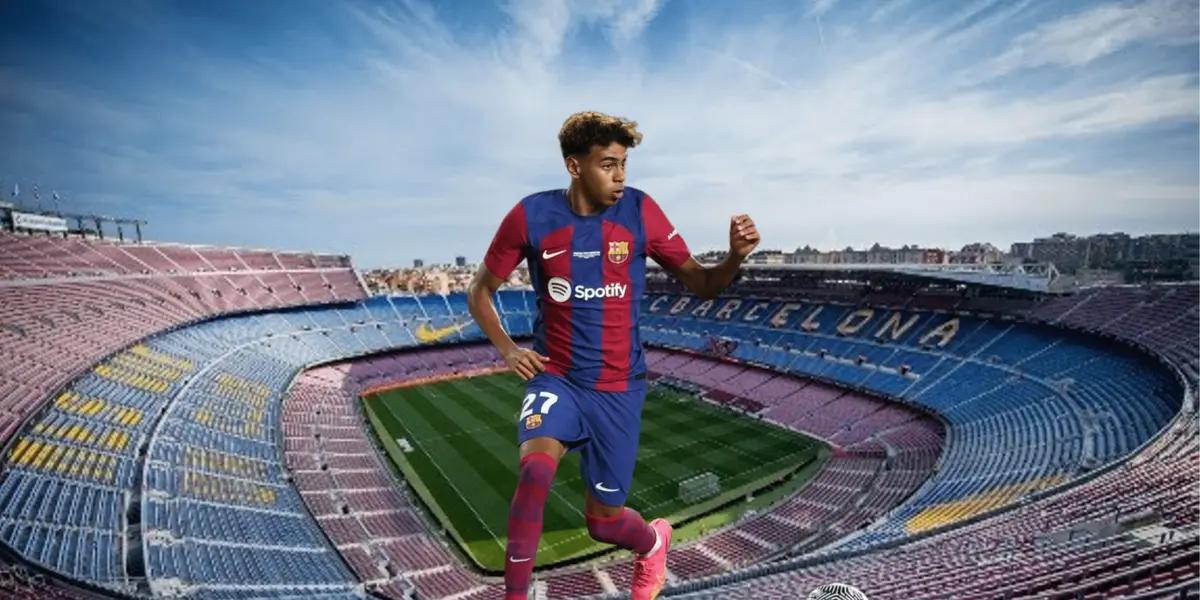 Es delantero centro, viene demostrando todo su talento en La Masía y es seguido de cerca por el entrenador blaugrana.