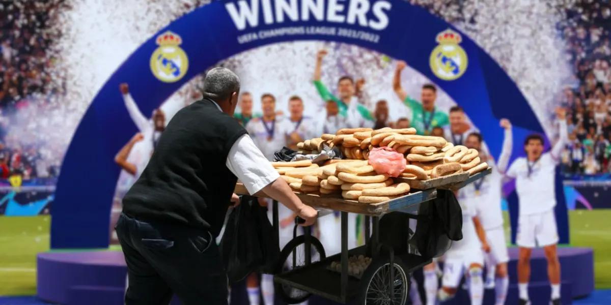 Es uno de los emblemas del Real Madrid pero ahora se dedica a la venta de pan