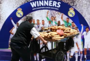 Es uno de los emblemas del Real Madrid pero ahora se dedica a la venta de pan