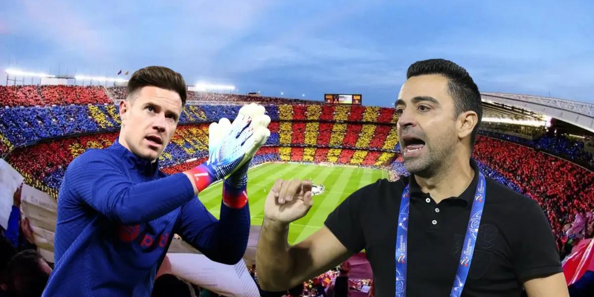 Es uno de los grandes talentos de la cantera del Barça y el entrenador lo escogió como el reemplazante del teutón