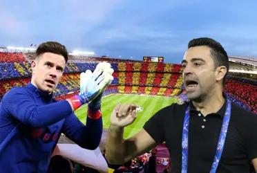 Es uno de los grandes talentos de la cantera del Barça y el entrenador lo escogió como el reemplazante del teutón