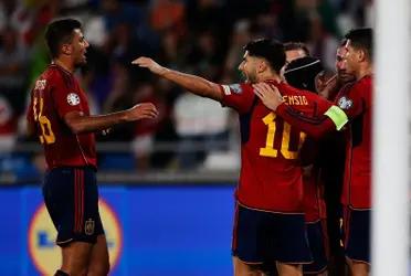 España aplastó a Georgia por 7 a 1 y uno de los goleadores aparecer en el radar del Barcelona.