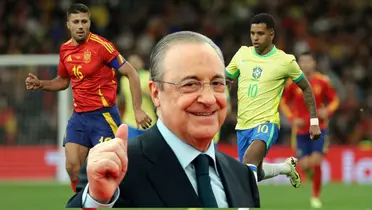 España-Brasil repleto de figuras, a quién le pidió su camiseta Florentino Pérez