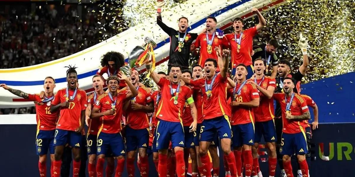 España celebra la Eurocopa 2024. (Foto: EFE)