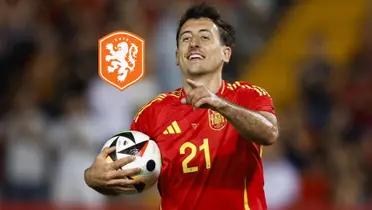 España se adelantó en el partido con gol de Oyarzabal de penalti