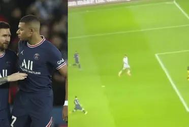 Esta fue la reacción de Kylian Mbappé ante este fallo de Messi