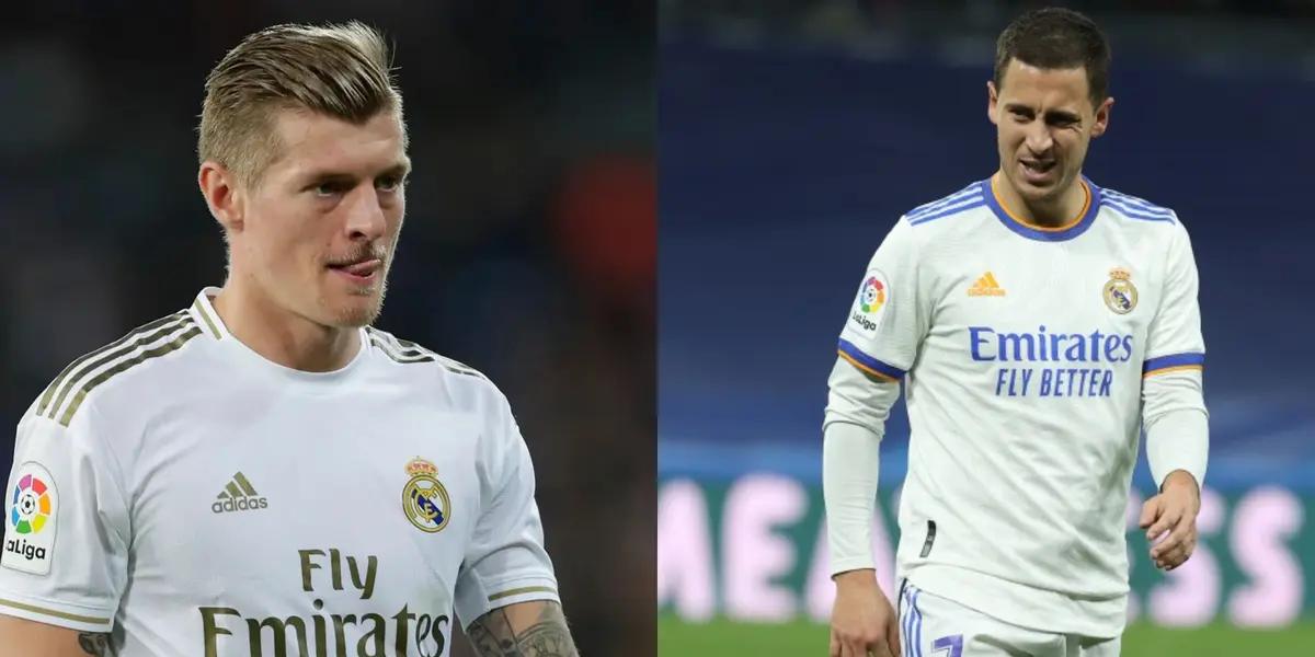 Estalla la interna entre Eden Hazard y Tony Kroos en Real Madrid