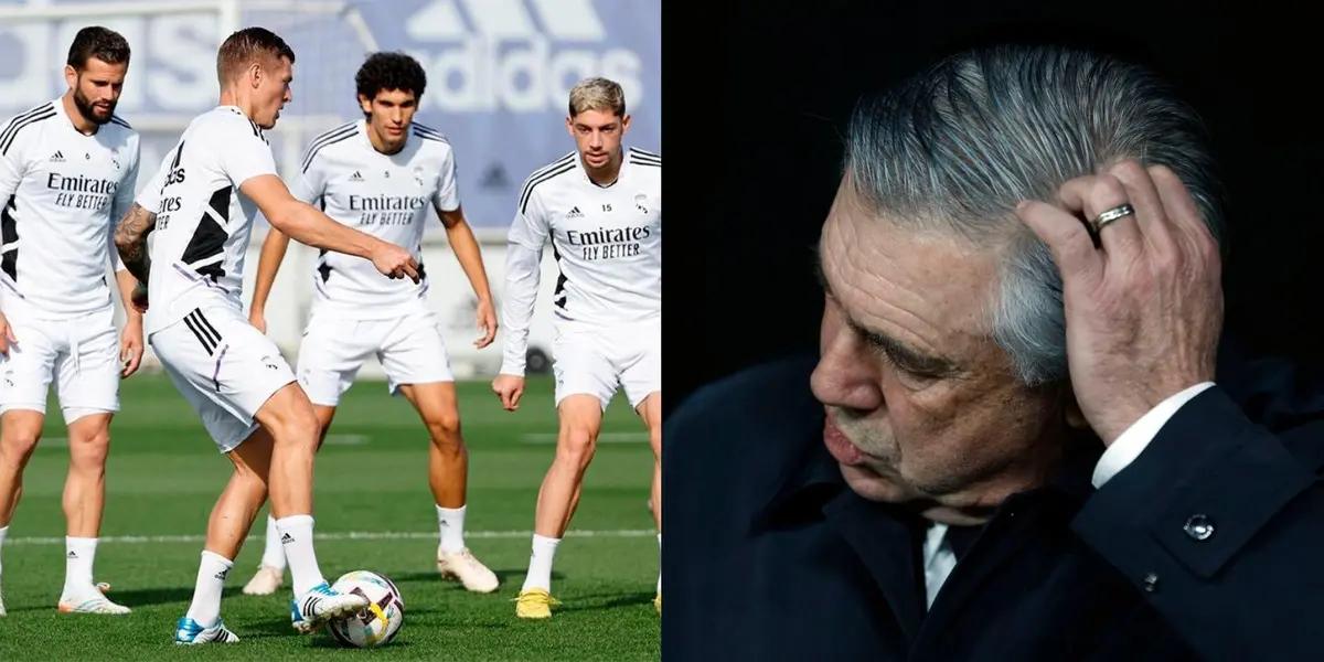 Este defensor es uno de los que menos tiene en consideración Ancelotti.