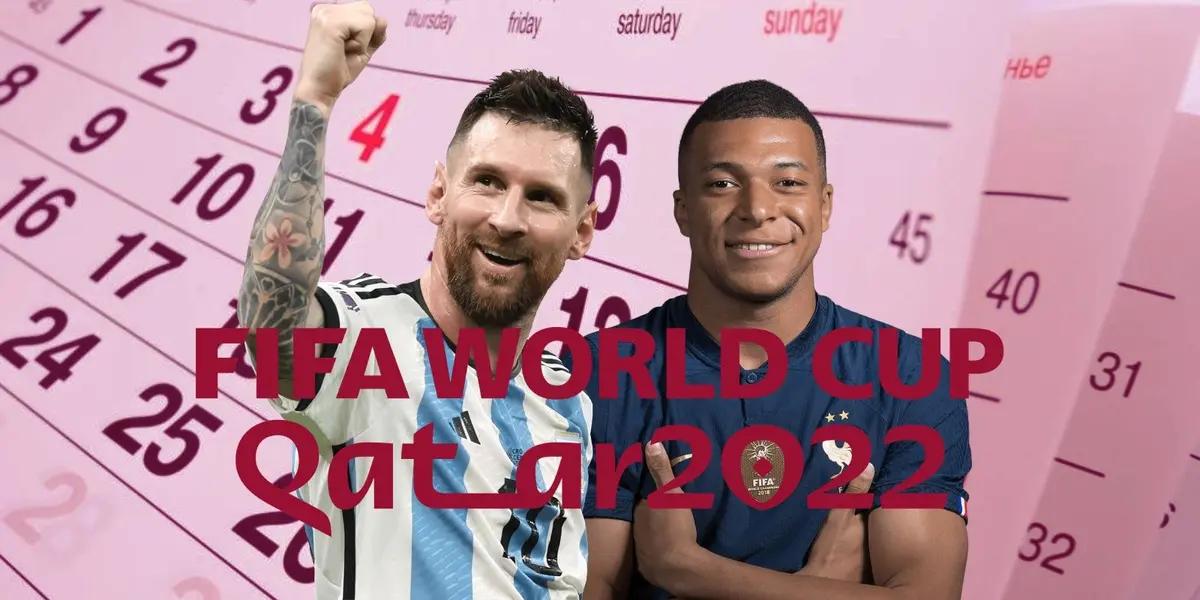 Este es el partido del domingo 18 de diciembre, correspondiente a la final de la Copa del Mundo.