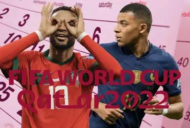 Este es el partido del miércoles 14 de diciembre, correspondiente a las semifinales de la Copa del Mundo.