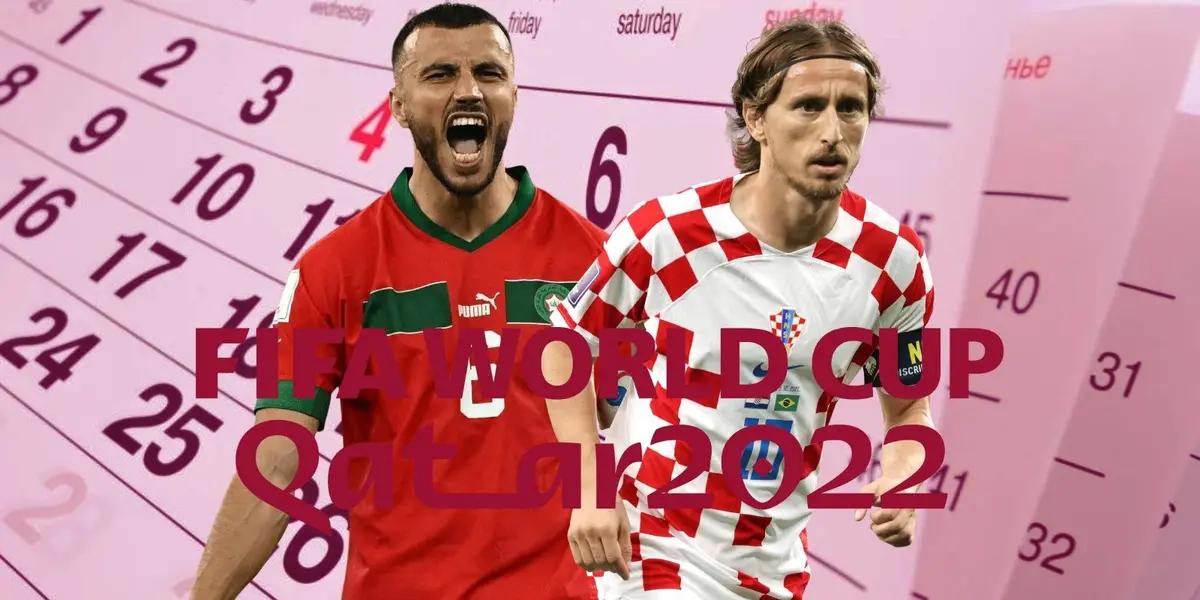 Este es el partido del sábado 17 de diciembre, correspondiente al tercer puesto de la Copa del Mundo.