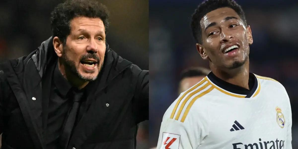 Este gesto de Bellingham no gustó nada a Simeone y provocó una pelea entre ellos