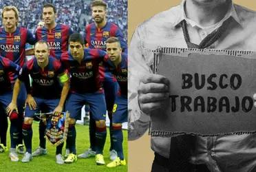 Este ídolo del Barcelona se encuentra en búsqueda de un club para continuar su carrera